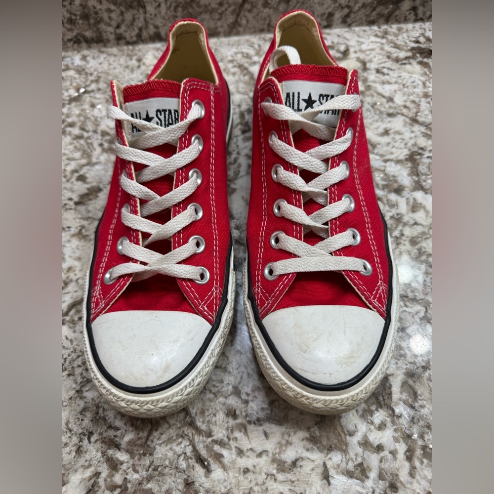 Red Converse All Star Sneakers